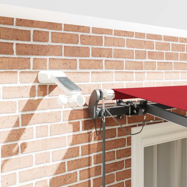 vidaXL Țesătură pentru copertină cu Roșu 300 x 250 cm Poliester