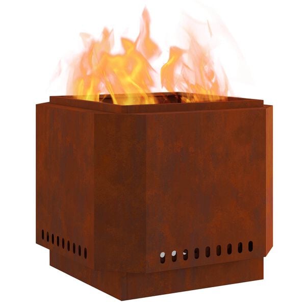 vidaXL Focar Fără Fum Maro 58 x 58 x 51 cm