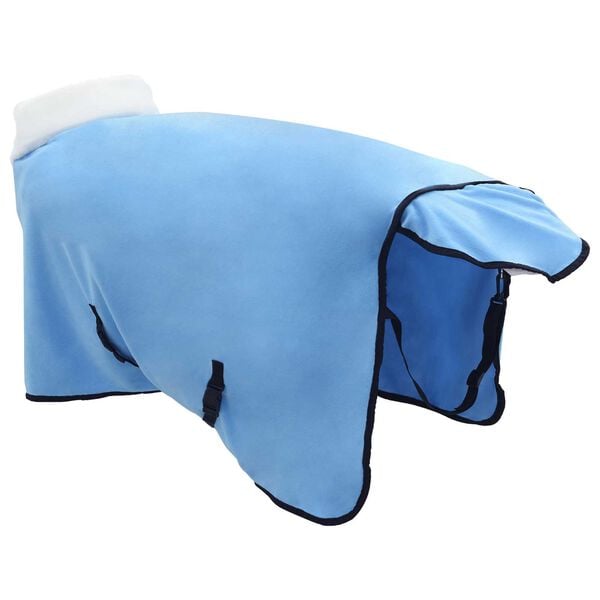 vidaXL Pătură pentru cai Aqua complet 105 cm Fleece polar