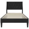 vidaXL Cadru de pat cu headboard Negru 80 x 200 cm Catifea