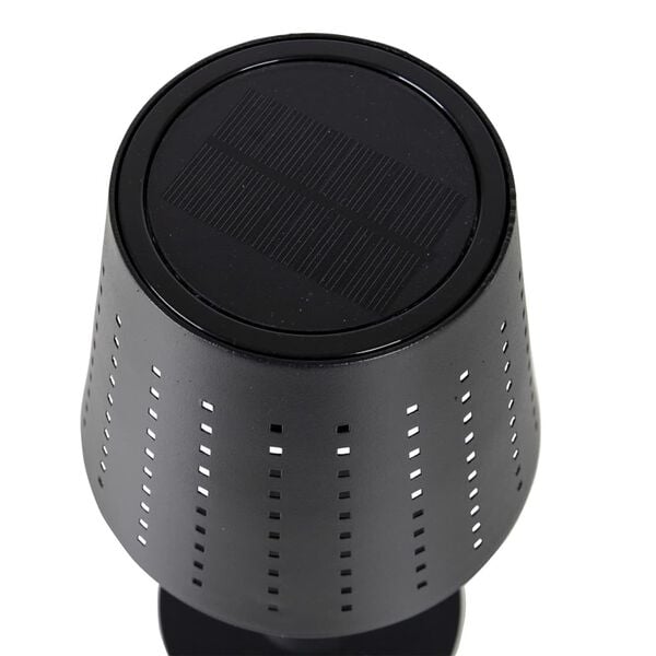 Bo-Camp Lampă de masă solară cu LED &bdquo;Harter&rdquo;, negru