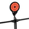 vidaXL Țintă care se resetează Negru 38 x 20,5 x 33 cm Oțel