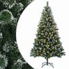 vidaXL Brad de Crăciun artificial 120 cm 150 LED-uri Alb cald
