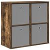 vidaXL Bufet Stejar fumuriu 68,5 x 32 x 67 cm