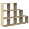 vidaXL Bibliotecă/separator cameră stejar sonoma 137,5x29x103,5cm lemn
