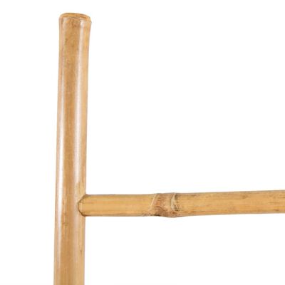 vidaXL Scară pentru prosoape cu 5 trepte, bambus, 150 cm