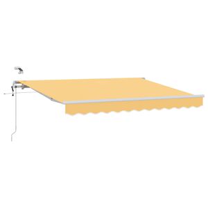 vidaXL Copertină retractabilă Nisipiu 400 &times; 300 cm Poliester