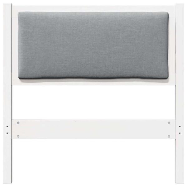 vidaXL Tăblie cap Altele Alb 80 cm Lemn masiv de pin