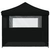 vidaXL Cort pentru Petreceri Negru 292 x 292 x 315 cm Material Oxford