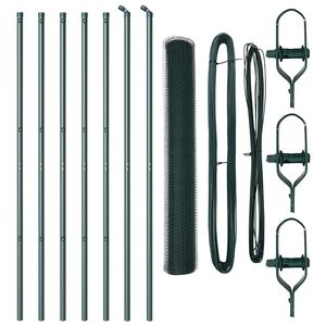 vidaXL St&acirc;lp de gard. Verde