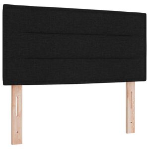 vidaXL Tăblie cap cu headboard Negru 80 cm Piele artificială