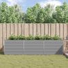 vidaXL Jardinieră Gri deschis 195 x 100 x 45 cm Oțel Galvanizat