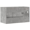 vidaXL Dulap de chiuvetă baie gri beton, 90x38,5x46 cm, lemn prelucrat
