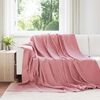 vidaXL Pături de aruncat 24 pcs Roz 270 x 240 cm Molton