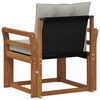 vidaXL Set de canapele de exterior Lemn solid de Acacia și Textilene