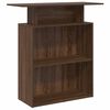 vidaXL Birou de recepție Stejar maro 100x40x104 cm Lemn prelucrat