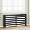 vidaXL Capac pentru radiator Stejar Negru 175 x 20 x 82 cm