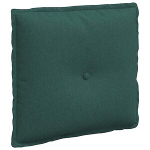 vidaXL Perna pentru spate Verde &icirc;nchis 50 x 19 x 45 cm țesătură