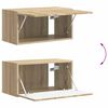 vidaXL Set comodă TV Pe perete 4 pcs Stejar Sonoma Lemn compozit