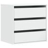 vidaXL Dulap colț cu sertare alb 60x41x58 cm lemn prelucrat
