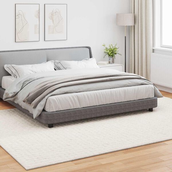 vidaXL Covoare de zonă HUARTE Crem 280 x 200 cm Poliester