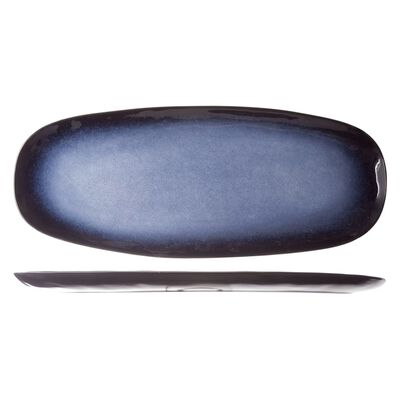 Cozy & Trendy Farfurie "Sapphire" întinsă, 4 buc, 36,5x15 cm, albastru