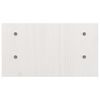 vidaXL Suport pentru monitor, alb, 50x27x15 cm, lemn masiv pin