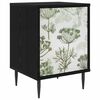 vidaXL Dulap de noapte GOTHA Stejar Negru 36 x 33 x 51 cm