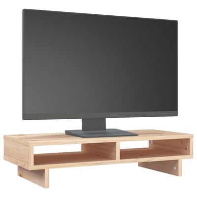 vidaXL Suport pentru monitor, 60x27x14 cm, lemn masiv de pin