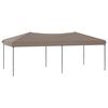 vidaXL Cort pliabil pentru petreceri, gri taupe, 3x6 m