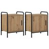 vidaXL Dulap de noapte 2 buc. Stejar Artizanal 40 x 30 x 50 cm