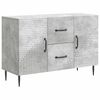 vidaXL Bufet cu sertar Gri Beton 89 x 34,5 x 60 cm Lemn prelucrat