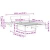 vidaXL Cadru de pat cu headboard Maro 160 x 200 cm Lemn de pin masiv