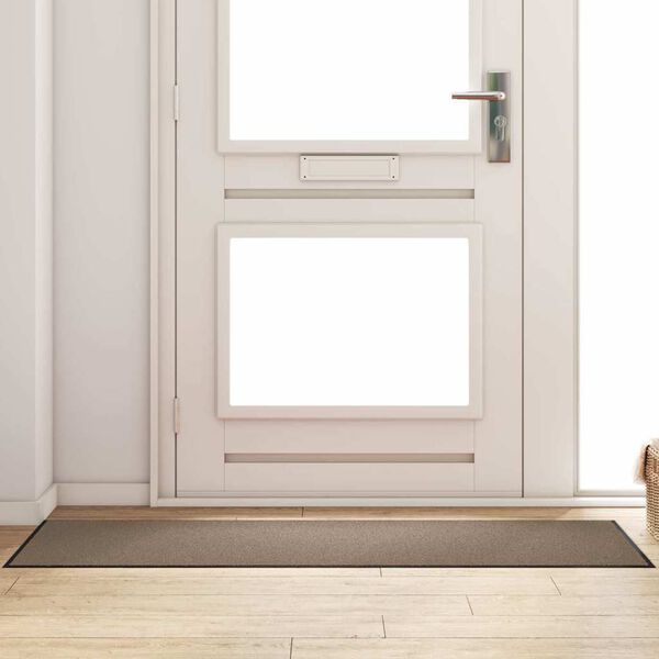 vidaXL Covoraș de intrare Altele Bej și negru 60 x 180 cm