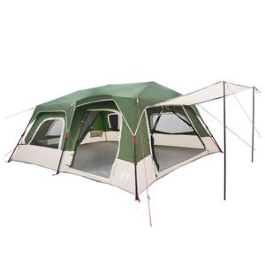 vidaXL Cort Instant 10 persoană Verde Poliester 185T cu acoperire PU
