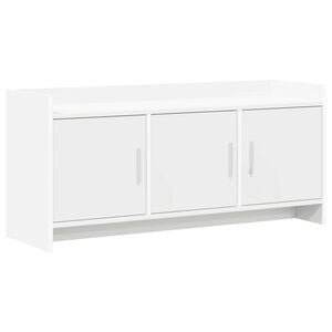 vidaXL Cabinet TV 102 x 33 x 47 cm Alb Lemn prelucrat