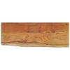 vidaXL Raft perete 80x30x3,8 cm dreptunghiular lemn acacia margine vie