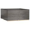 vidaXL Husă pentru mobilier grădină, 16 ocheți, 205x205x90 cm pătrat