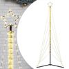 vidaXL Pom de Crăciun LED 525 LED-uri Alb Cald 302 cm