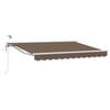 vidaXL Cort electric retractabil Gri taupe 3,5 x 2 m