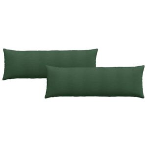 vidaXL Perne pentru canapea 2 pcs Verde &icirc;nchis 120 x 40 cm