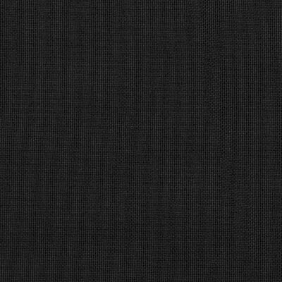 vidaXL Perdea opacă, aspect pânză, cu ocheți, negru, 290 x 245 cm