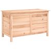vidaXL Cutie de perne de exterior, 99x50x56,5 cm, lemn masiv de brad