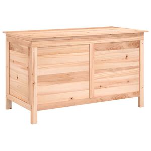 vidaXL Cutie de perne de exterior, 99x50x56,5 cm, lemn masiv de brad