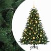 vidaXL Brad de Crăciun artificial cu glob 120 cm 150 LED-uri Alb cald