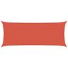 vidaXL P&acirc;nză parasolar, cărămiziu, 2x5 m, HDPE, 160 g/m&sup2;