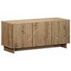 vidaXL Suport TV 90 x 34.5 x 40 cm Stejar Artizanal Lemn prelucrat