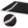vidaXL Copertină retractabilă manual cu LED, antracit, 500x300 cm