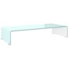 vidaXL Stativ TV/Suport monitor, sticlă, verde, 70 x 30 x 13 cm