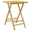 vidaXL Masă de grădină pliabilă, 55x55x75 cm, bambus